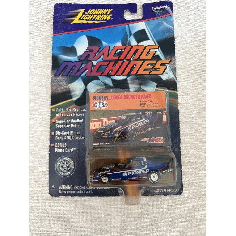 Johnny Lightning‎ Dodge Avenger AA/FC Pioneer NHRA 1998 Diecast Sealed